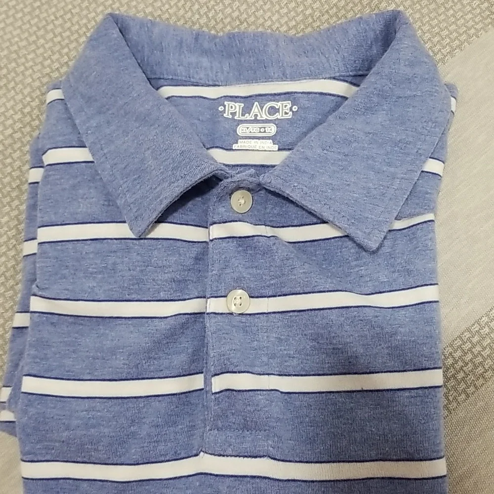 Spring striped collared shirts(3) - Picture 2 of 5